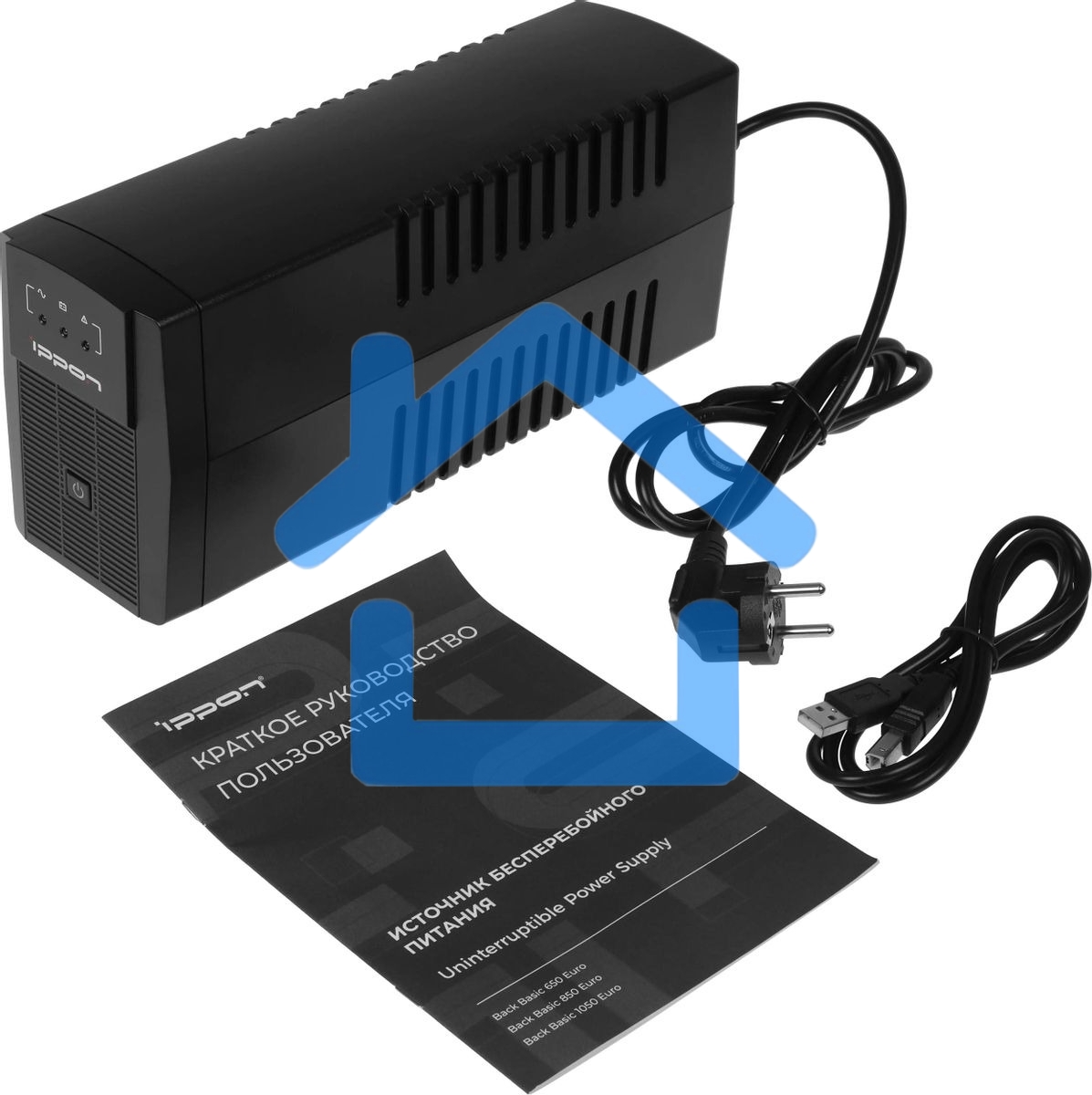 Источник бесперебойного питания Ippon Back Basic 850 Euro 480Вт 850ВА черный