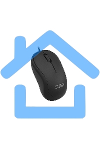 Мышь проводная CBR CM 106 черный, 1000 dpi, USB, кнопки - 3