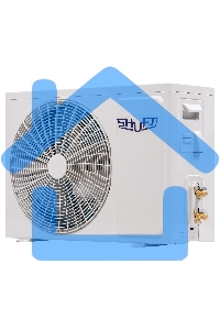 Блок наружный сплит-системы Shuft Asgard DC черный SFTHAI/out-09HN8/BL инвертор, 9000 BTU, 25 м2, охлаждение, обогрев, осушение