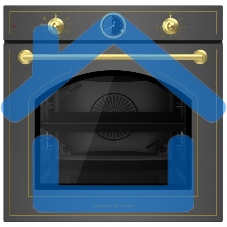 Духовой электрический шкаф Zigmund & Shtain E 166 B черный/бронза