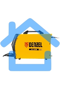 Аппарат инвертор. полуавтомат. cварки IMIG-185SDR, 180 А, ПВ 60%, катушка 5 кг Denzel