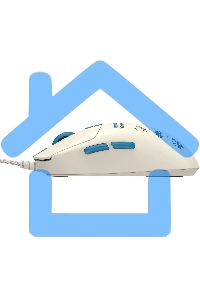 Мышь проводная A4Tech Bloody W72 Ultra Pixels Blue рисунок/бежевый/голубой, 20000 dpi, USB, кнопки - 7