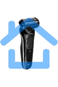 Электробритва Braun 51-W1600s белый/черный