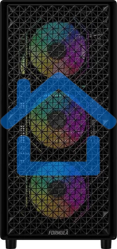 Компьютерный корпус Aerocool / Formula MANA DYNAMIC черный без БП ATX 6x120мм 2xUSB 3.0 1xUSB3.1 audio bott PSU