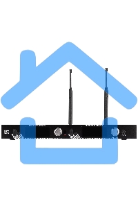 Радиосистема ITC T-521UV UHF двухканальная радиосистема с головным и ручным микрофонами, LCD дисплей, частотный диапазон 470-510 MHz.