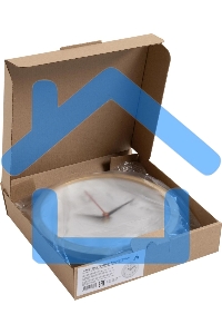 Часы настенные аналоговые Бюрократ WALLC-R83P D22см белый/бежевый