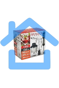 Блендер погружной DELTA LUX DE-7005B черный