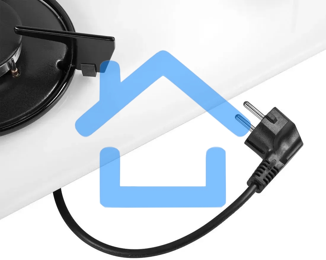 Газовая варочная панель HOMSair HGG641EWH независимая, белый