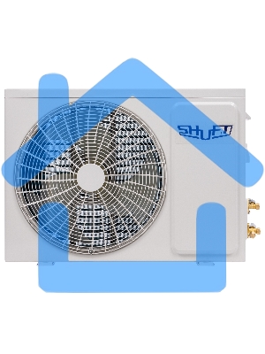 Блок наружный сплит-системы Shuft Asgard DC черный SFTHAI/out-09HN8/BL инвертор, 9000 BTU, 25 м2, охлаждение, обогрев, осушение