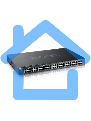 Коммутатор Smart L3 Lite Zyxel NebulaFlex XGS1935-52, rack 19