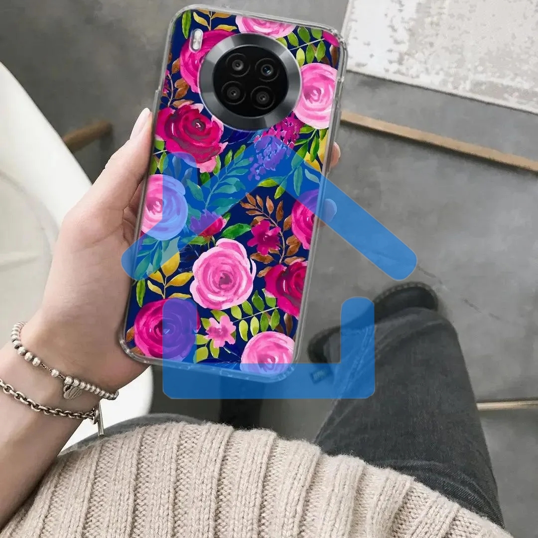 Чехол (клип-кейс) Gresso Air, для Honor 50 Lite, прозрачный/рисунок gr17aaae9352