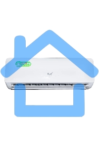 Кондиционер сплит-система настенного типа RIX LITE I/O-W24MB 24000 BTU, 70 м², 26/41 дБ, охлаждение, обогрев, осушение, белый