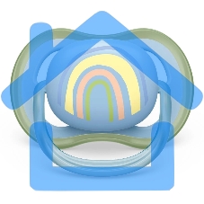 Пустышка Philips Avent ultra air, радуга, 0-6 мес., 1 шт.