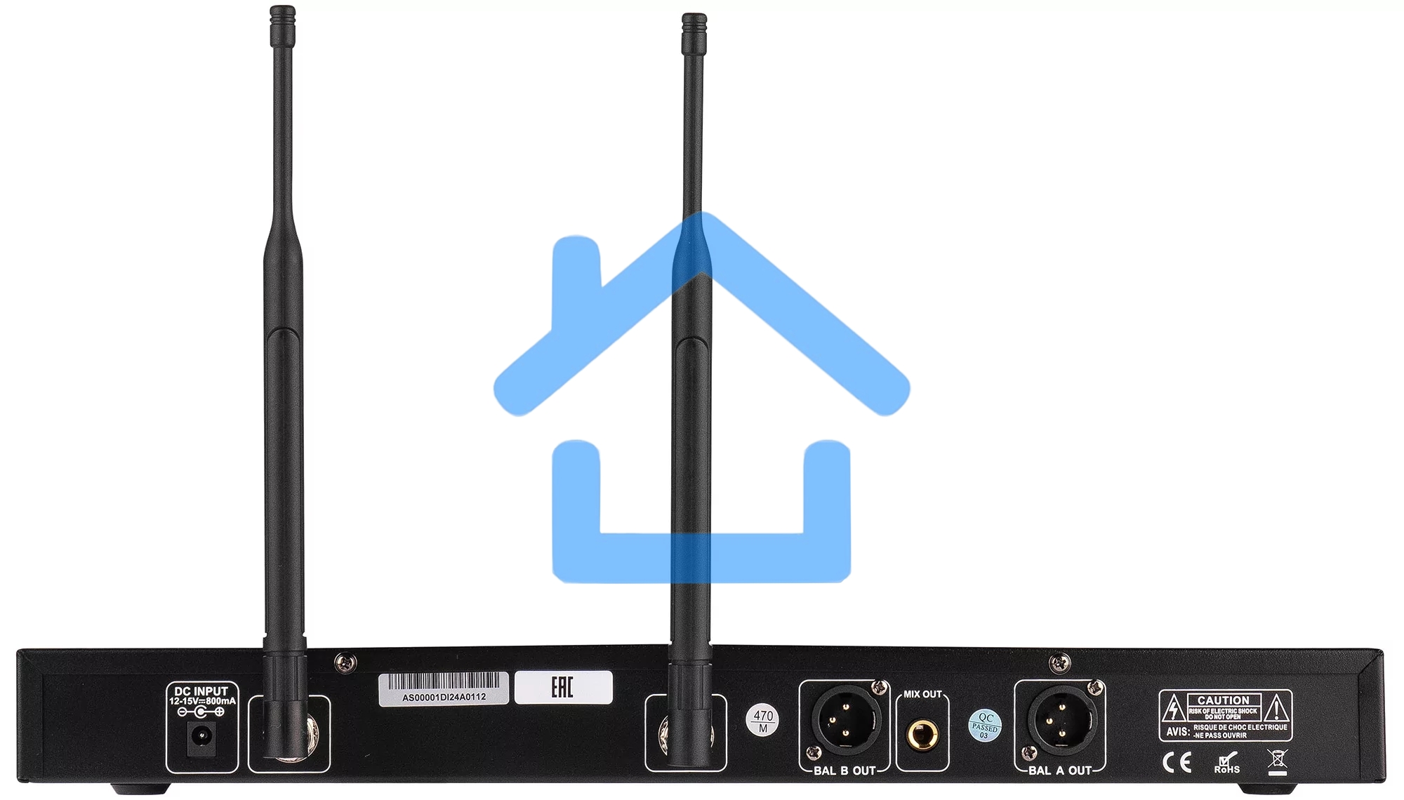 Радиосистема ITC T-521UV UHF двухканальная радиосистема с головным и ручным микрофонами, LCD дисплей, частотный диапазон 470-510 MHz.
