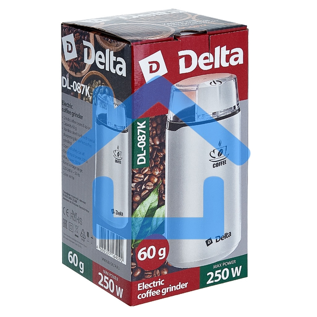 Кофемолка Delta DL-087К белая