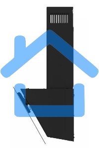 Вытяжка наклонная Elikor Rise BK 50 черный, 50 см, 750 куб. м/ч, 56 дБ