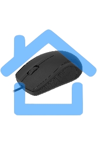 Мышь проводная CBR CM 107 черный, 1000 dpi, USB, кнопки - 3