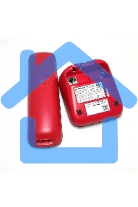 Телефон беспроводной (DECT) Panasonic KX-TGB610RUR, Монохромный, АОН, черный/красный