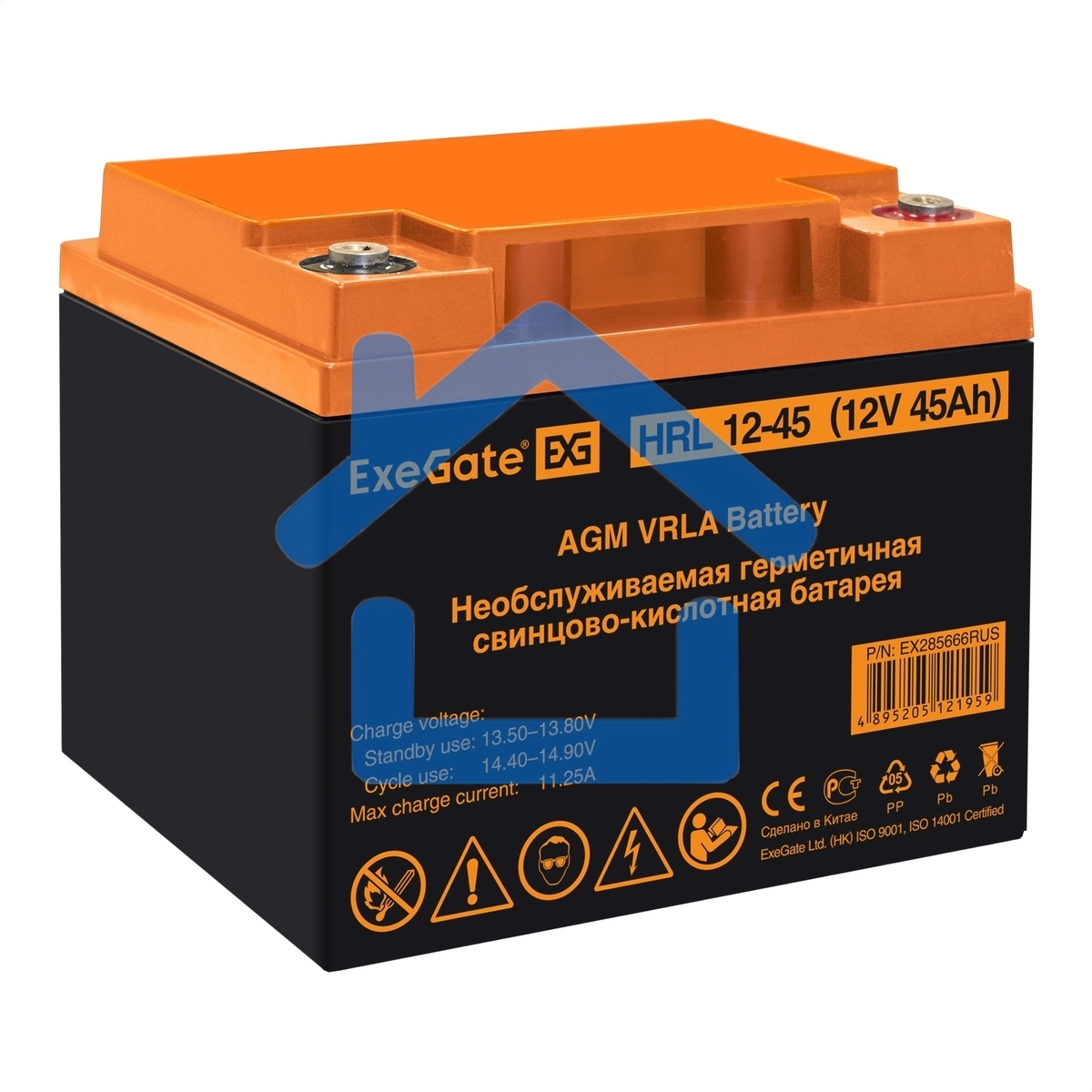 Комплект ИБП EX296003RUS + батарея 45Aч EX285666RUS 4шт (инвертор, синус, для котла, настенный) ExeGate FineSine SX-3000.LCD.AVR.2SH.T <3000VA/2100W, чистая синусоида, цветной LCD-дисплей, AVR, 2*Schuko+клеммы, линейно-интерактивный, крепление настенное, 