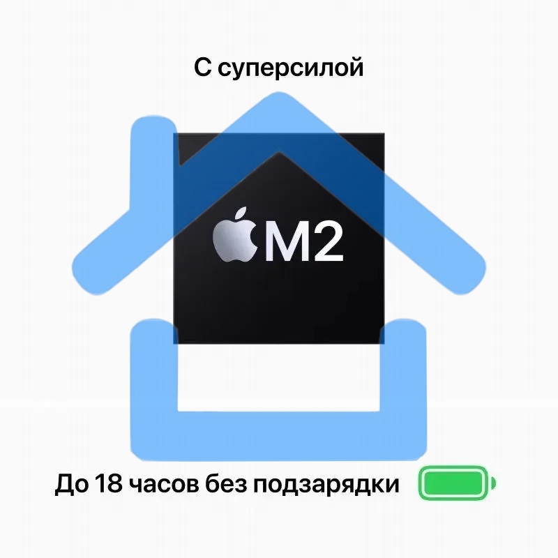 Ноутбук Apple MacBook Air A2681 M2 8 core 16Gb SSD 512Gb/10 core GPU 13.6
