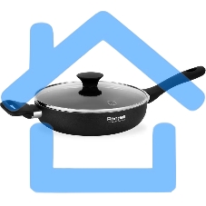 Сотейник Rondell Infinity RDA-574, 24см, с крышкой, черный