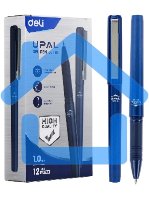 Ручка гелевая Deli Upal EG61-BL синий, d=1мм, синие чернила