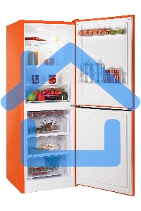 Холодильник Nordfrost NRB 161NF OR оранжевый двухкамерный 170/105 л морозилка снизу, капельная система