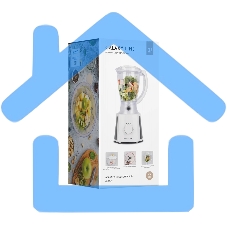 Блендер стационарный Galaxy Line GL 2162, белый, стационарный, 700 Вт, четырехлопастный нож, 4 скорости, импульсный режим