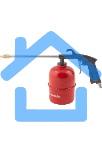 Набор пневмоинструмента Matrix, 5 предметов, быстросъемное соед. краскорасп. с верхним бачком