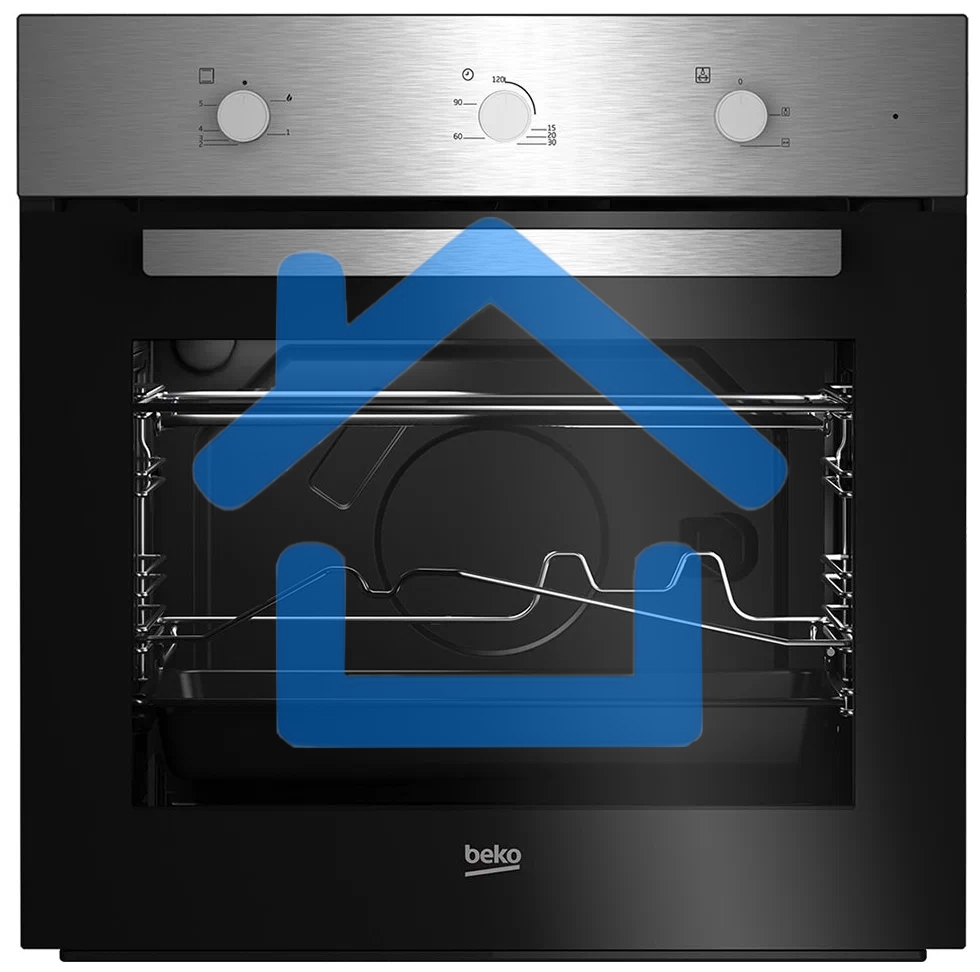 Газовый духовой шкаф Beko BBIGT21100X с откидным электрическим грилем; автоматический электроподжиг; поворотные переключатели; металлические направляющие; объем - 72л; 3 стекла дверцы; 1 решетка; 1 противень; вертел. Цвет Нержавеющая сталь; Материал панел