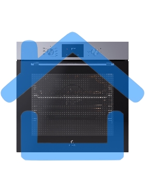 Электрический духовой шкаф LEX EDP 671 IX MAX, встраиваемый, нержавеющая сталь