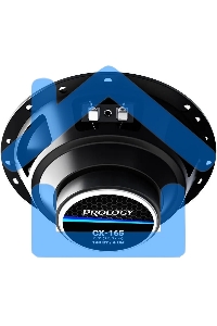 Колонки автомобильные Prology CX-165 140Вт 89дБ 4Ом 16см (6.5дюйм) (ком.:2кол.) коаксиальные двухполосные