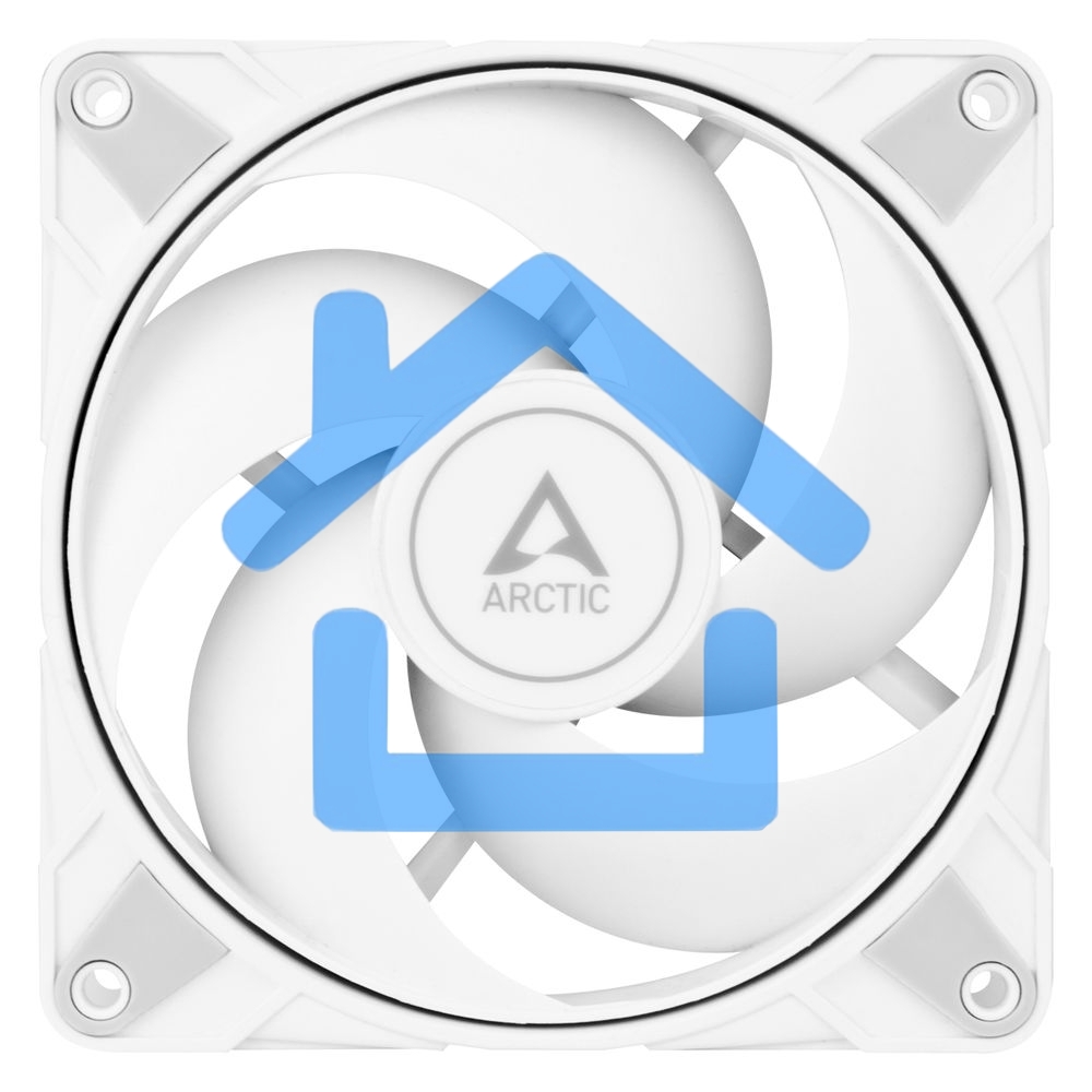 Вентилятор для корпуса Arctic P12 Max белый, 120 мм, 3300 об/мин, 25.3 дБ, 4 pin
