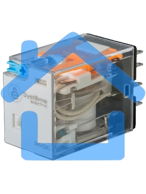 Реле 5A 4CO 24VDC тест кнопка LED