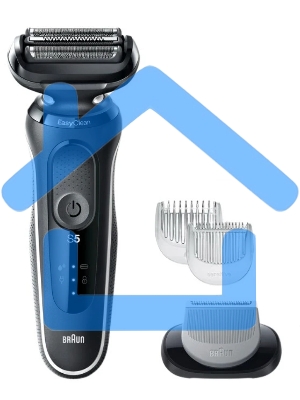 Электробритва Braun 51-W1600s белый/черный