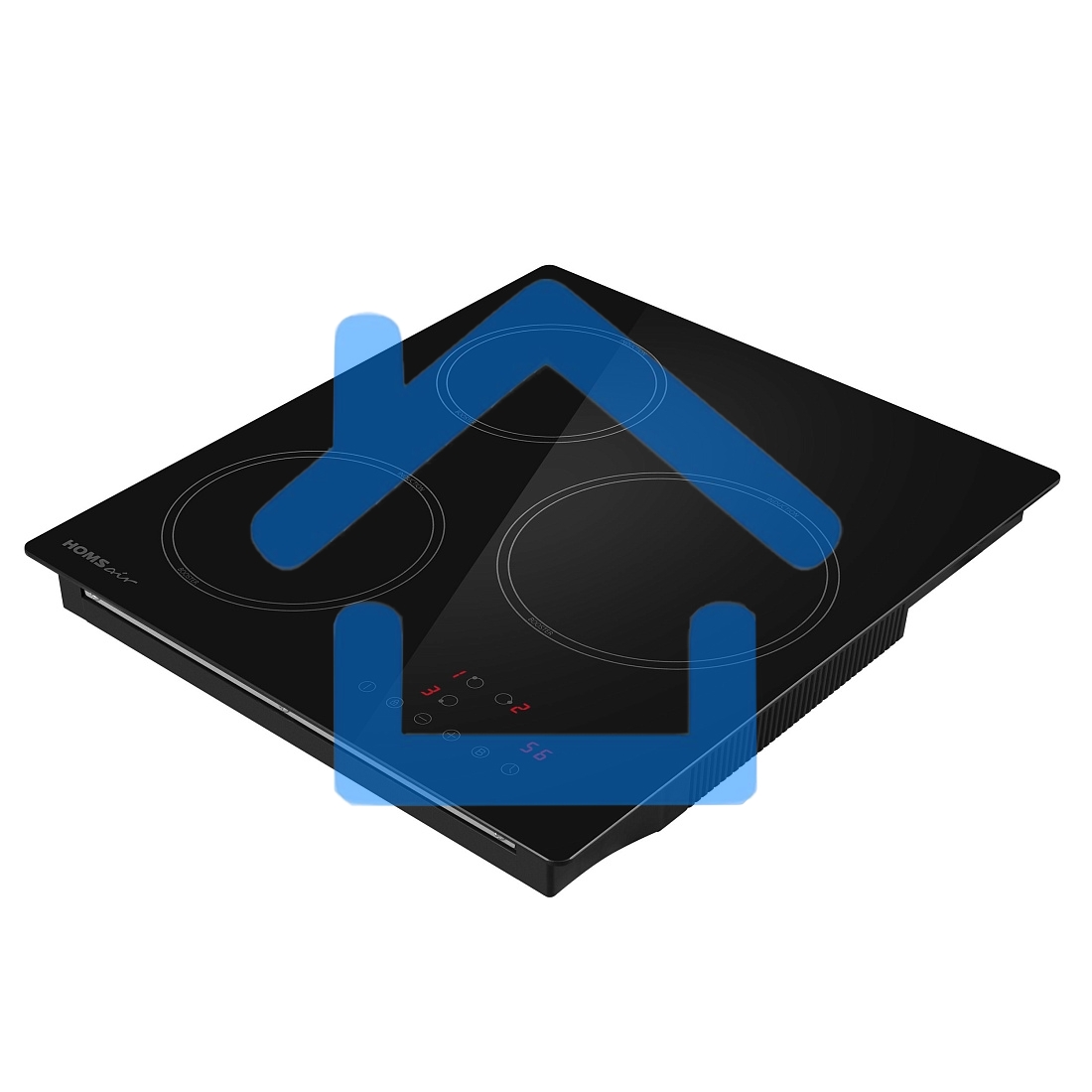 Индукционная варочная панель HOMSair HI43ABK независимая, черный