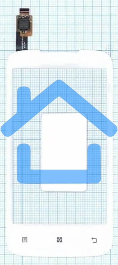 Сенсорное стекло (тачскрин) для Lenovo A376, белое