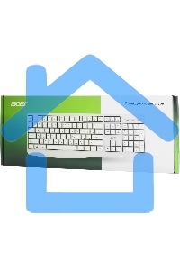 Клавиатура проводная Acer OKW301 (ZL.KBDCC.01B), USB, белый
