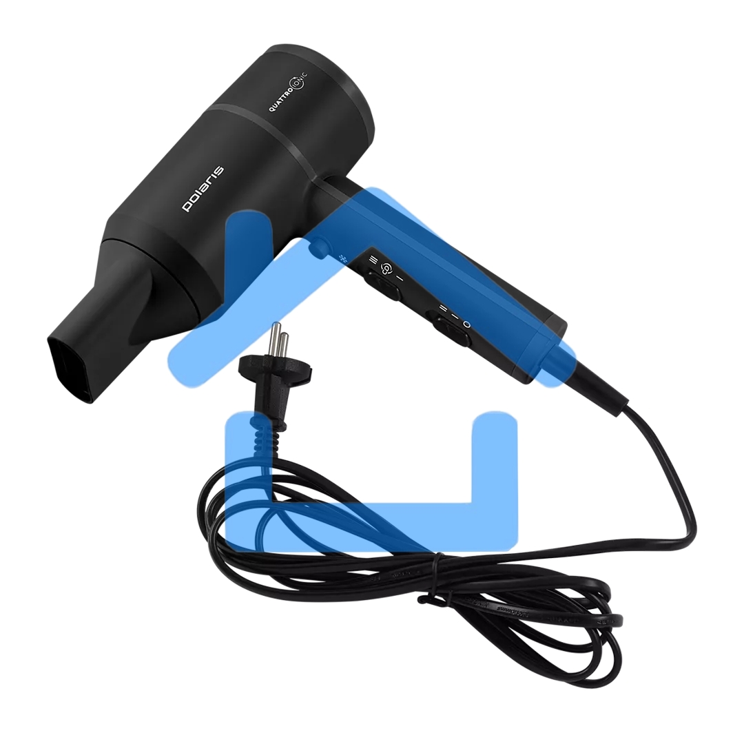 Фен Polaris PHD 2044Ti Quattro Ionic черный