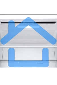 Холодильник LG GA-B509CLSL графитовый двухкамерный 277/107л морозилка снизу, No Frost