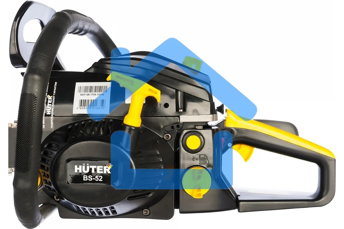 Бензопила Huter BS-52 70/6/32.4квт, 52 см3, бак 0,55 л, антивиб. система, шина 50см/20