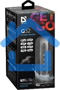 Акустическая система Defender G32 2.0 черный 2х10 Вт