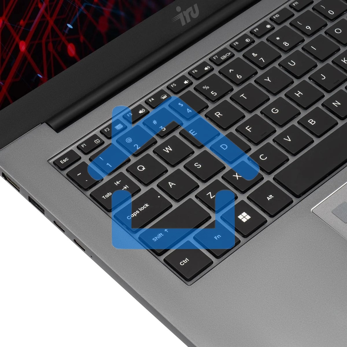 Ноутбук IRU Planio 14INP N-series N100 8Gb SSD256Gb Intel UHD Graphics 14