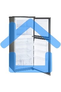 Холодильник Бирюса W553 графит двухкамерный 160/70л морозилка сверху автоматическое оттаивание