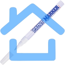 Маркер-краска Slim 2мм нитро-основа бел. MunHwa Б0048234