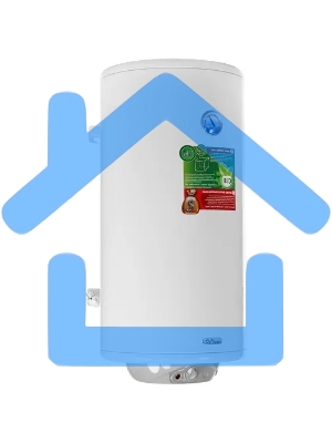 Водонагреватель De Luxe W100V1 Объем 100л,мощность 1.5квт,нагрев 3.30ч, вес 29кг,Высота 936,Диаметр430мм.