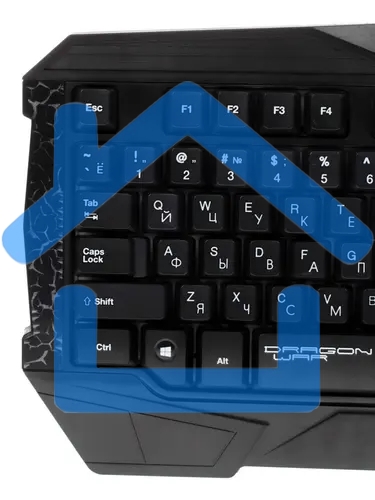 Игровой набор Qumo Solaris, клавиатурапроводная K03, 104 клавиши, встроенная радужная подсветка, мышь проводная M10, оптическая, 800/1200/1600/2200 dpi, коврик