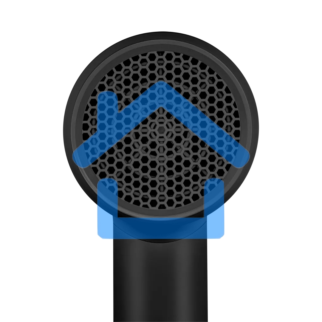 Фен Polaris PHD 2044Ti Quattro Ionic черный