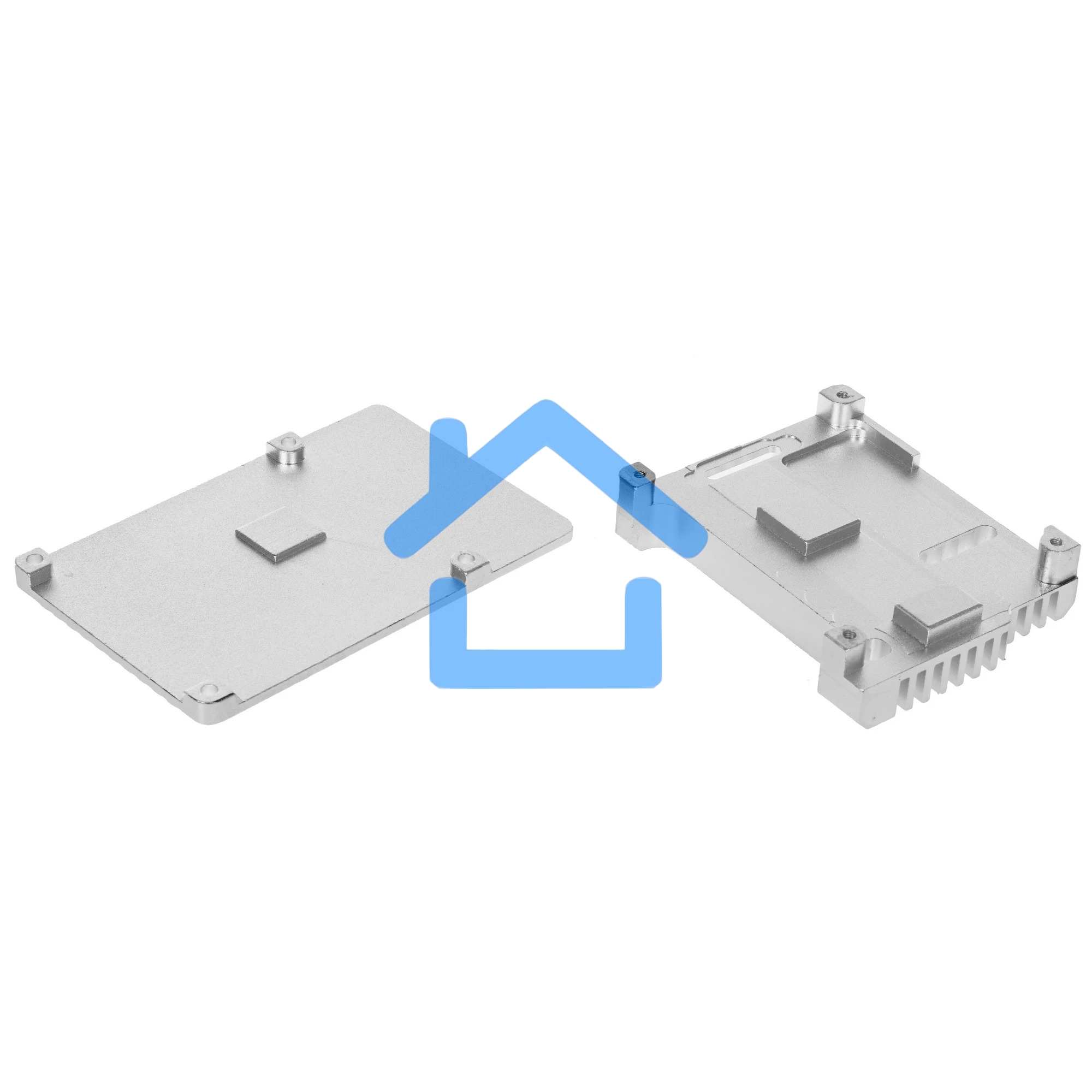 Корпус Qumo Aluminum case without fan, Raspberry Pi 3, silver(RS024)