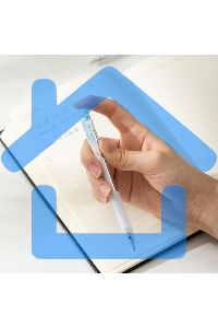 Ручка гелевая Deli Smoos EG057-BK, черные чернила (12шт), линия 0.5мм